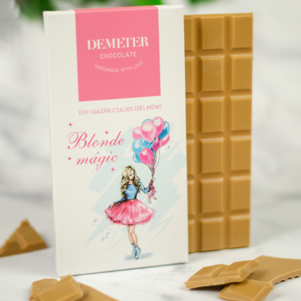 Szőke csokoládé - egy csajos ízélmény Blonde magic karamellascsokolade